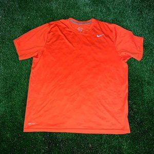 Boys Neon Orange Nike T-Shirt